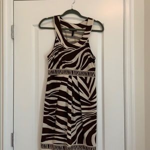BCBC MAXAZRIA Zebra print summer dress